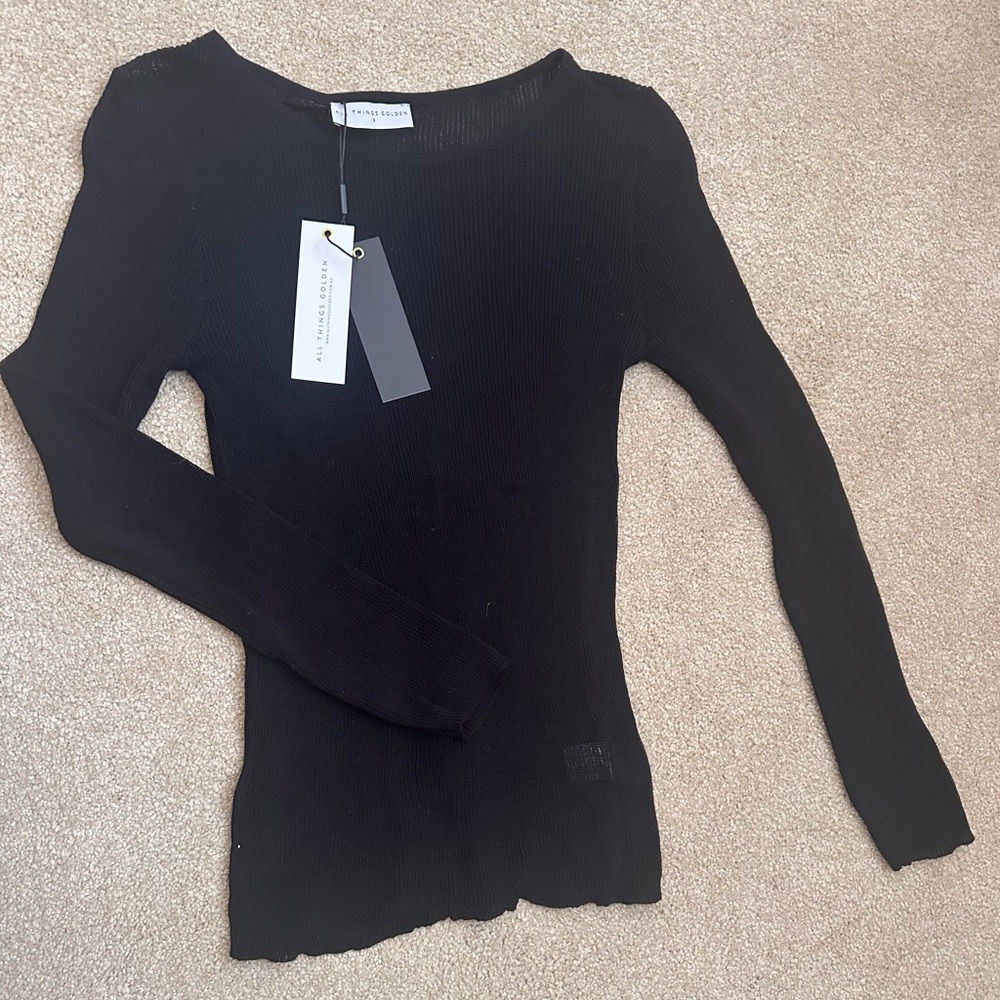 All Things Golden Sheer Long Sleeve